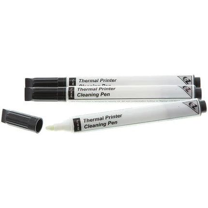 Thermal printer cleaning pens with black caps for printer maintenance and cleaning