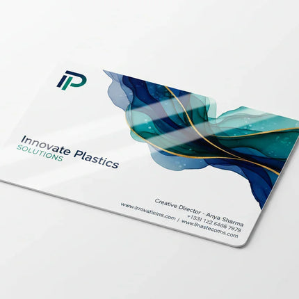 Plastic Business Cards - 20 mil White PVC