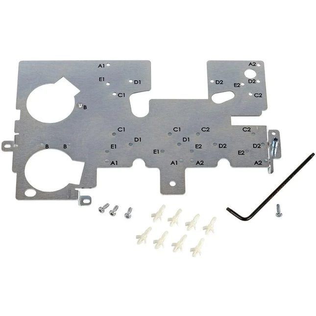Evolis S10112 encoding mounting plate kit with screws, anchors, and hex key for ID card printers