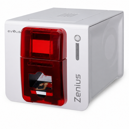 Evolis Zenius Single Sided ID Card Printer w/ Omnikey 5122 Smart Card and Contacless Encoder - ZN1H0OMNRS
