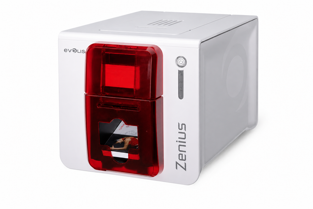 Evolis Zenius Single-Sided ID Card Printer w/ MagStripe Encoder - ZN1HB000RS